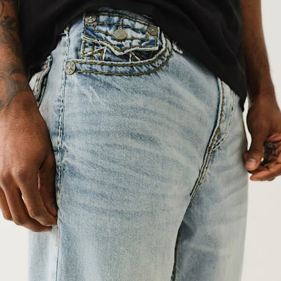 TRUE RELIGION VINNY QUAD SUPER T ULTRA BAGGY JEAN SZ 32 BNWT - Picture 6 of 9